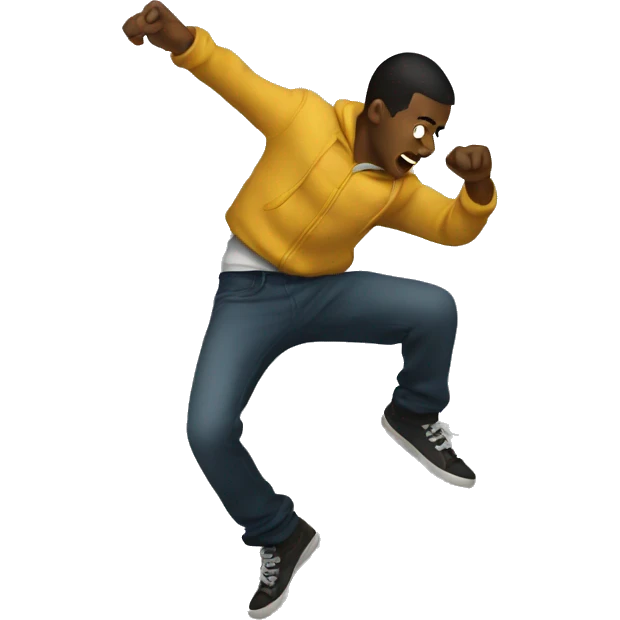 Guy krumping  emoji
