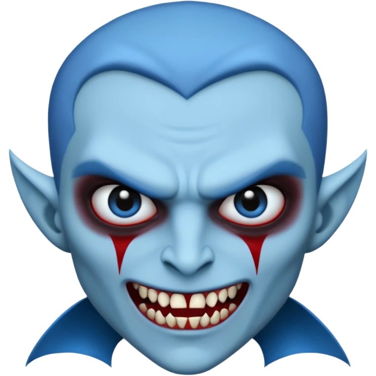 blue skined vampire man emoji