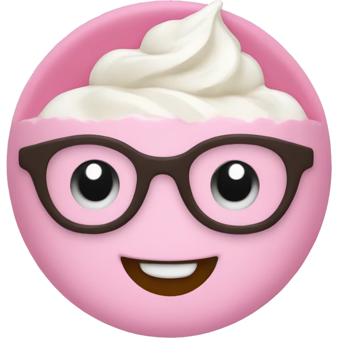 Pink latte emoji