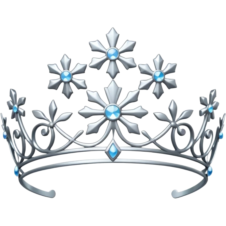 Snowflake tiara emoji