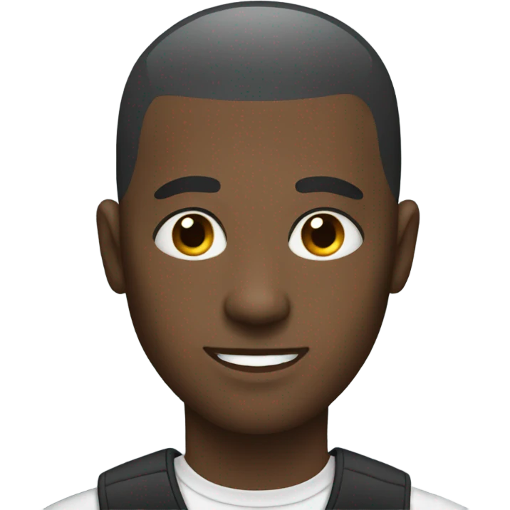 Black man whith slap head emoji