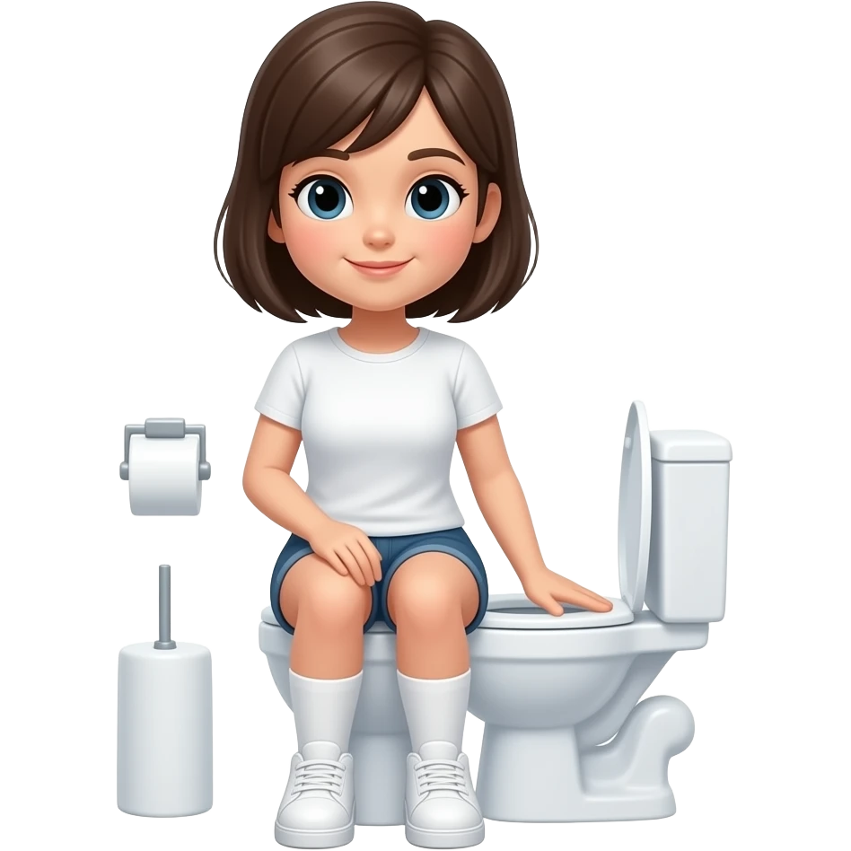 girl  toilet emoji