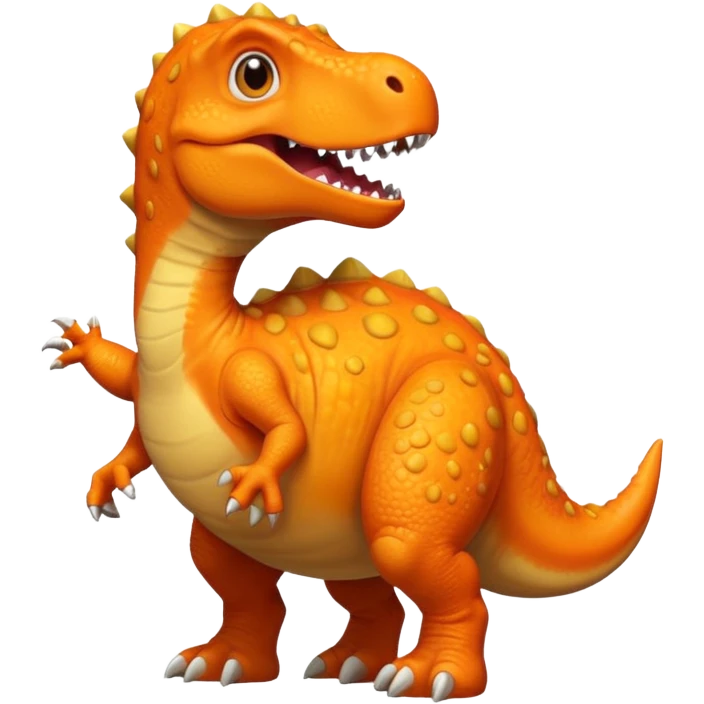 Orange dinosaur  emoji