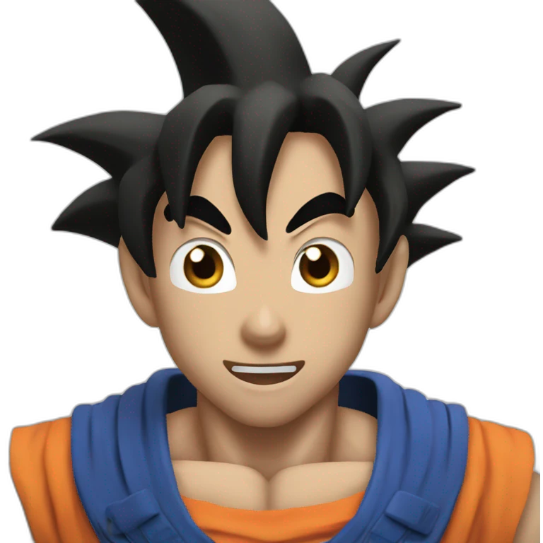 does goku clean nuts? emoji