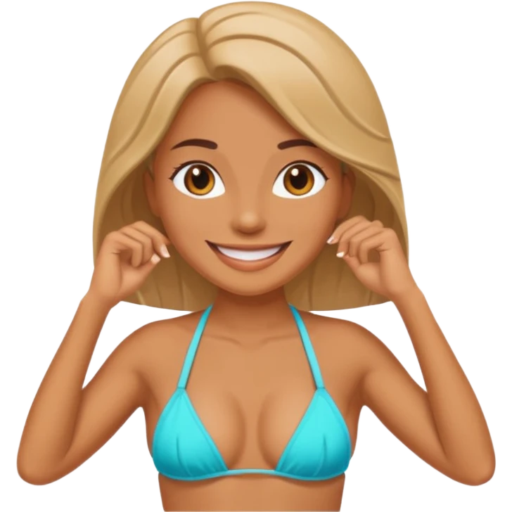 woman in a bikini  emoji