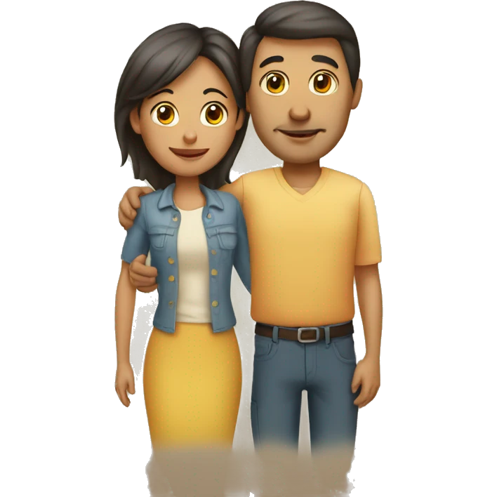 Loving mom and dad emoji