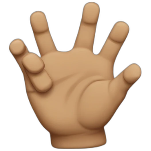 rocky up hands emoji