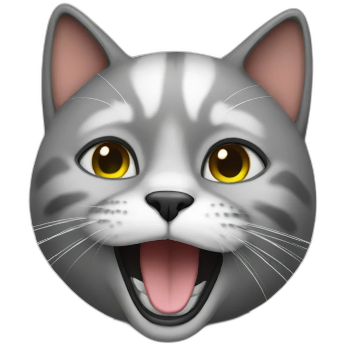 cat partying emoji