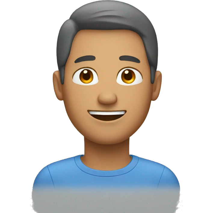 relaxed man emoji