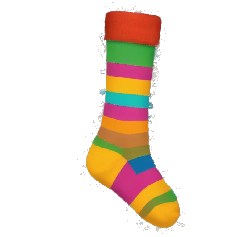 colourful socks emoji