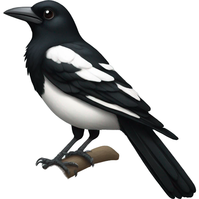 A magpie emoji