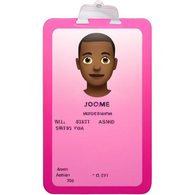 pink id emoji