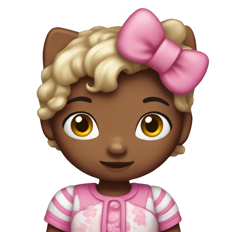Hello kitty pink emoji