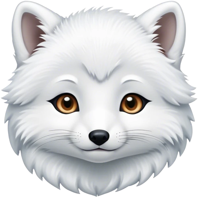 Baby arctic fox  emoji