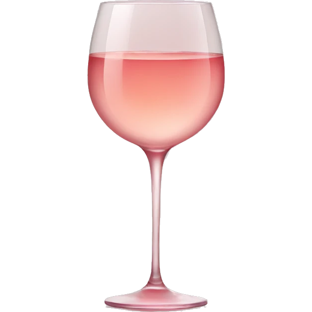 rosé glass emoji