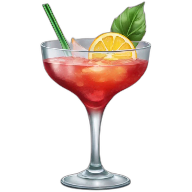 Fancy cocktail  emoji