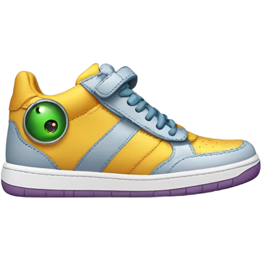 Dinosaur wearing bapestas  emoji