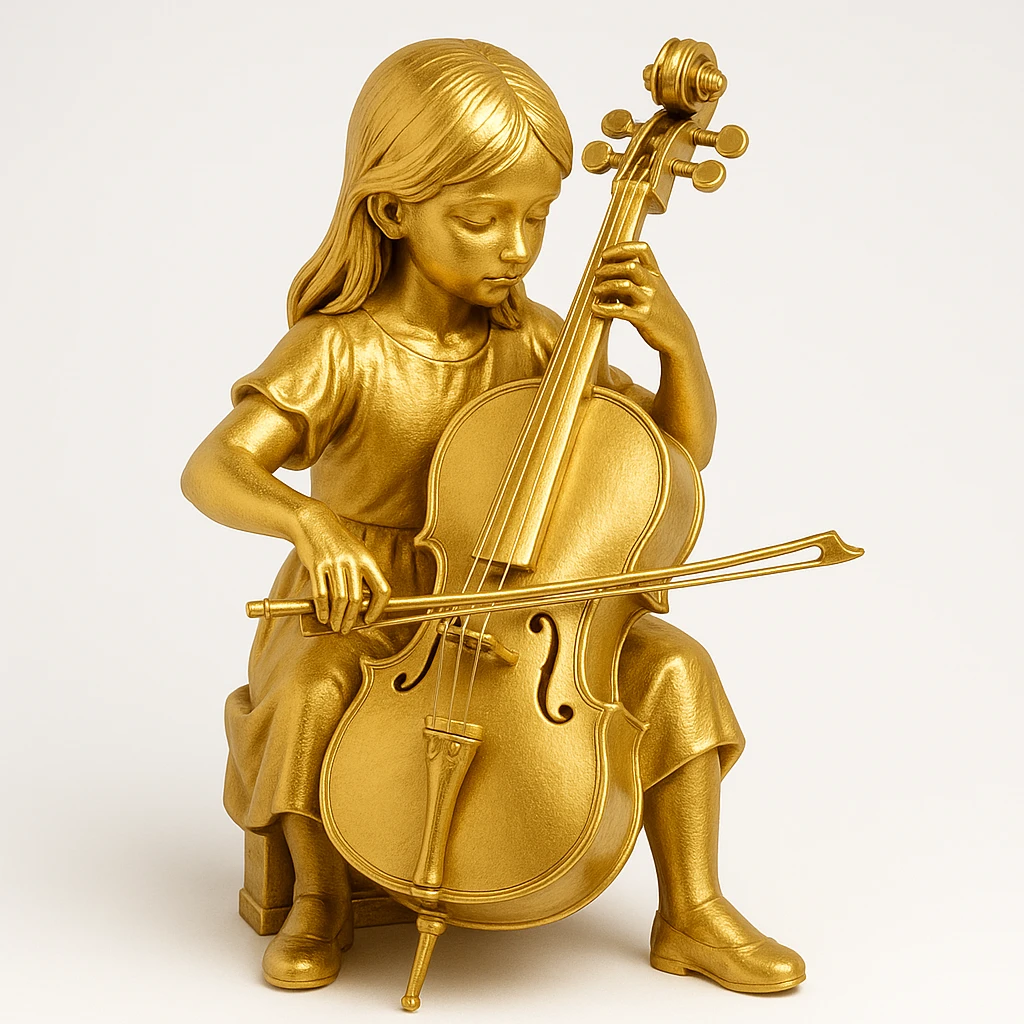 girl playing cello emoji