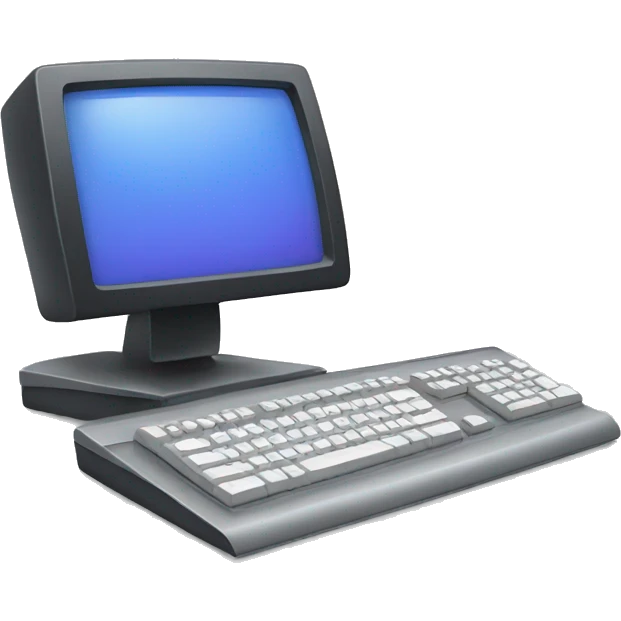 Computer with mouse and keyboard  emoji