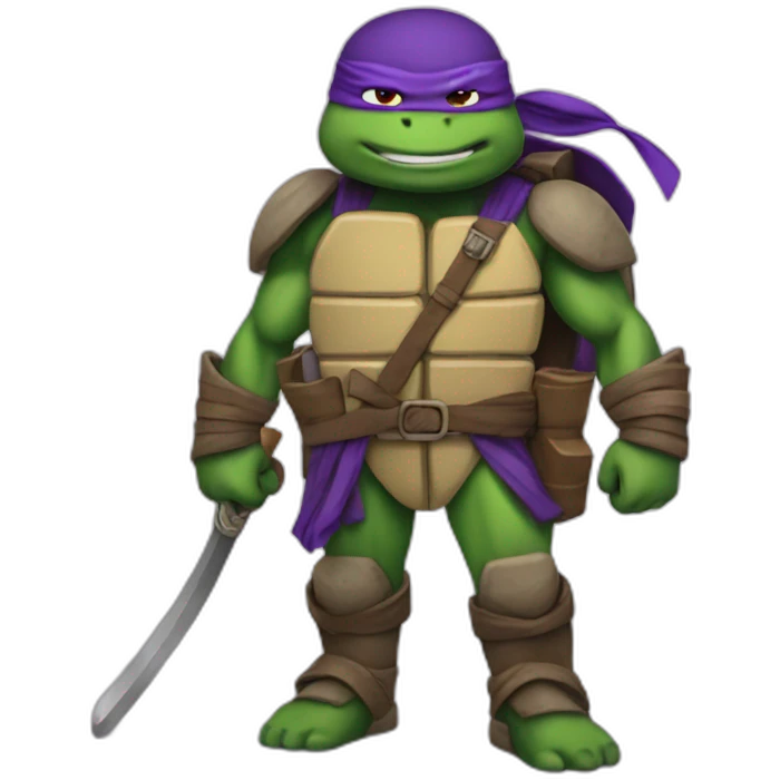 Teenage mutant ninja purple emoji