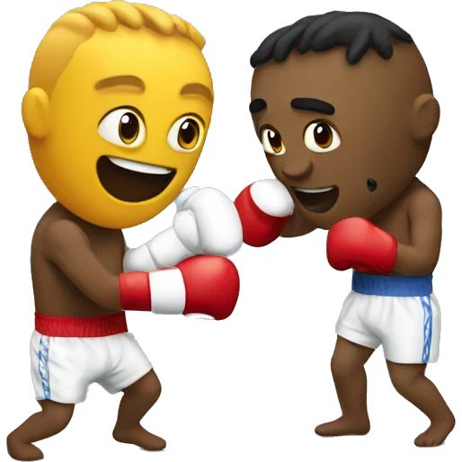 paint and boxing emoji