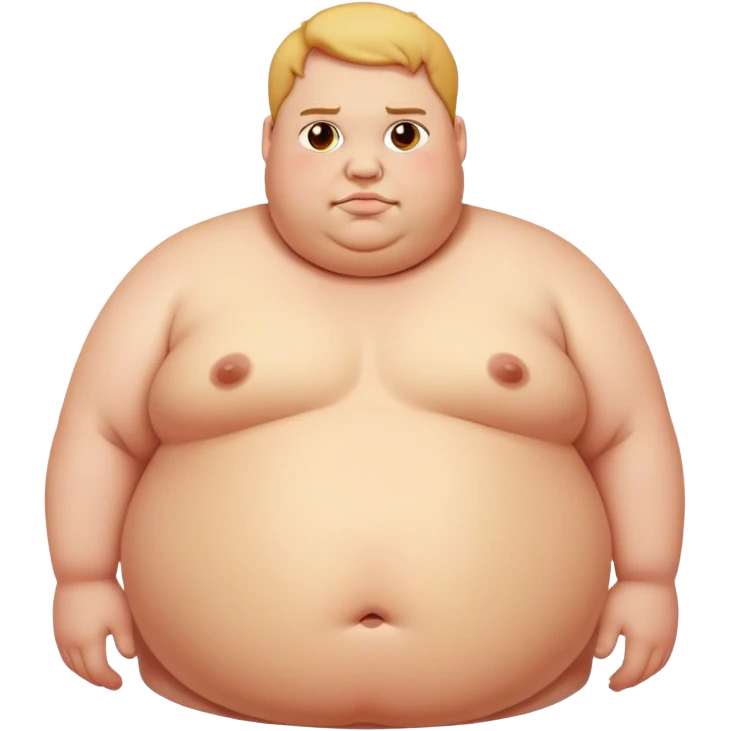 Fat person  emoji