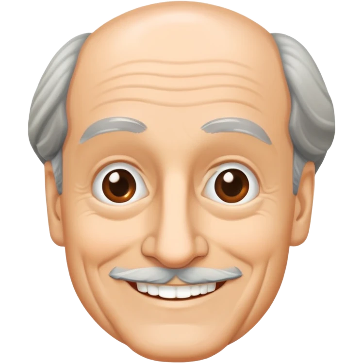 portrait of Hartmut Rosa, German philosopher, smiling emoji