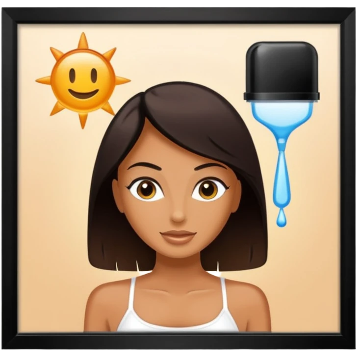 spray tan salon emoji