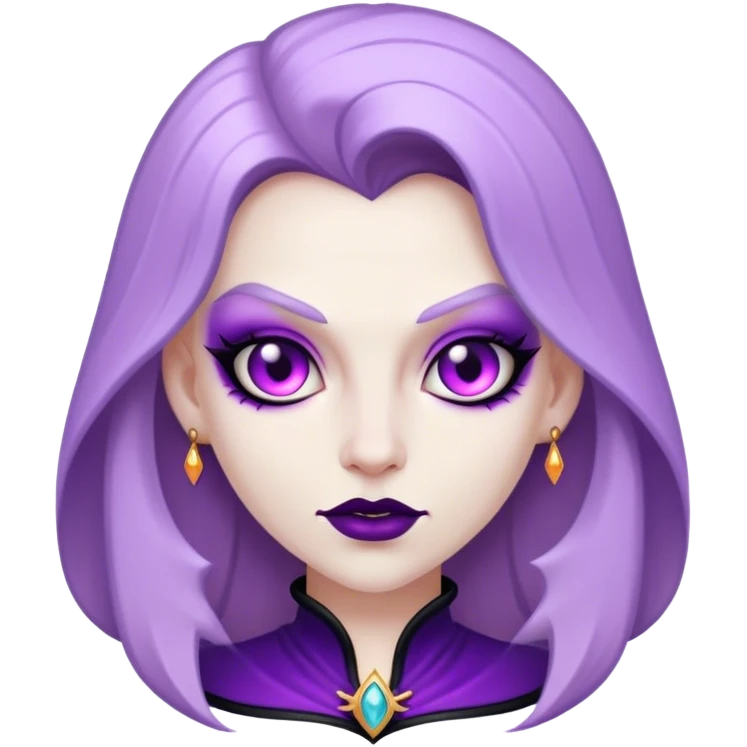 a purple glampire emoji
