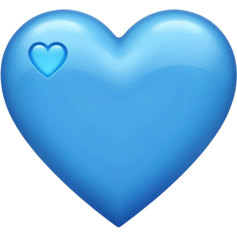 Blue heart emoji