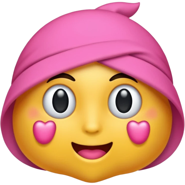Um emoji de um laço rosa emoji