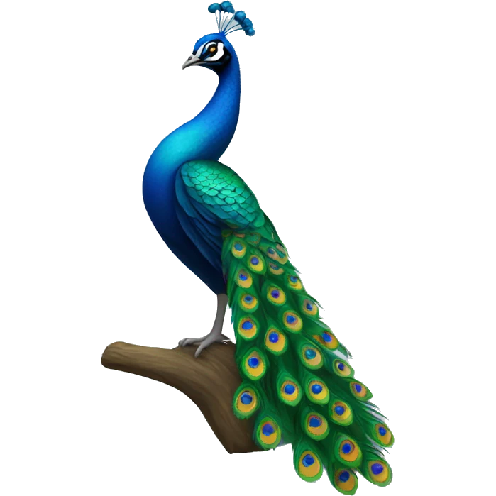 Peacock emoji