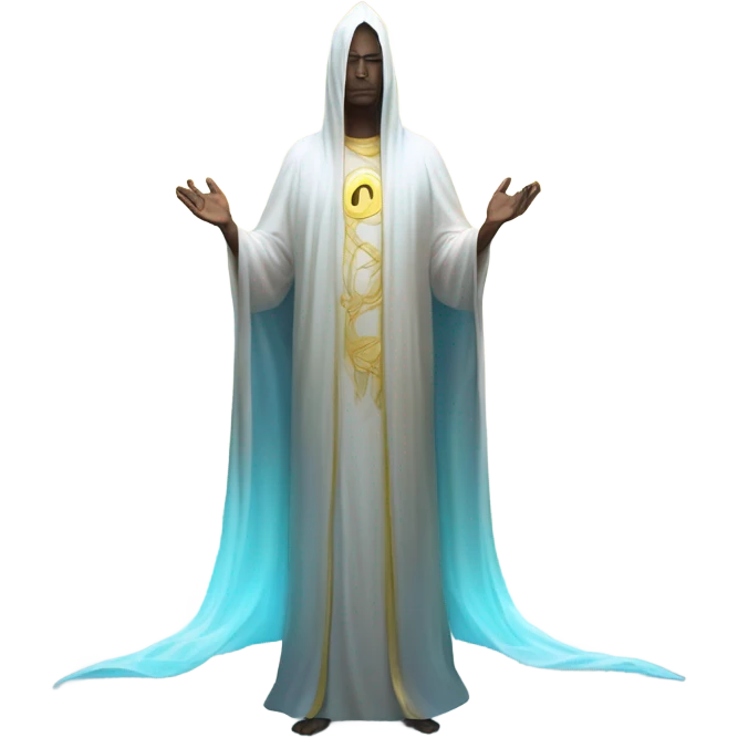God looking down in disdain at His creation emoji