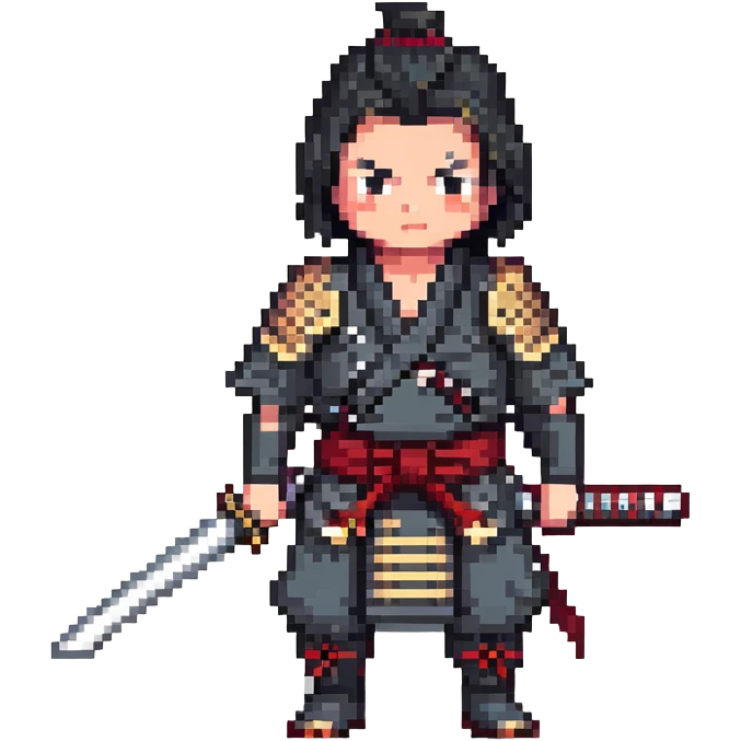 samurai unsheathing katana sword emoji