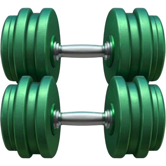 green dumbbell emoji