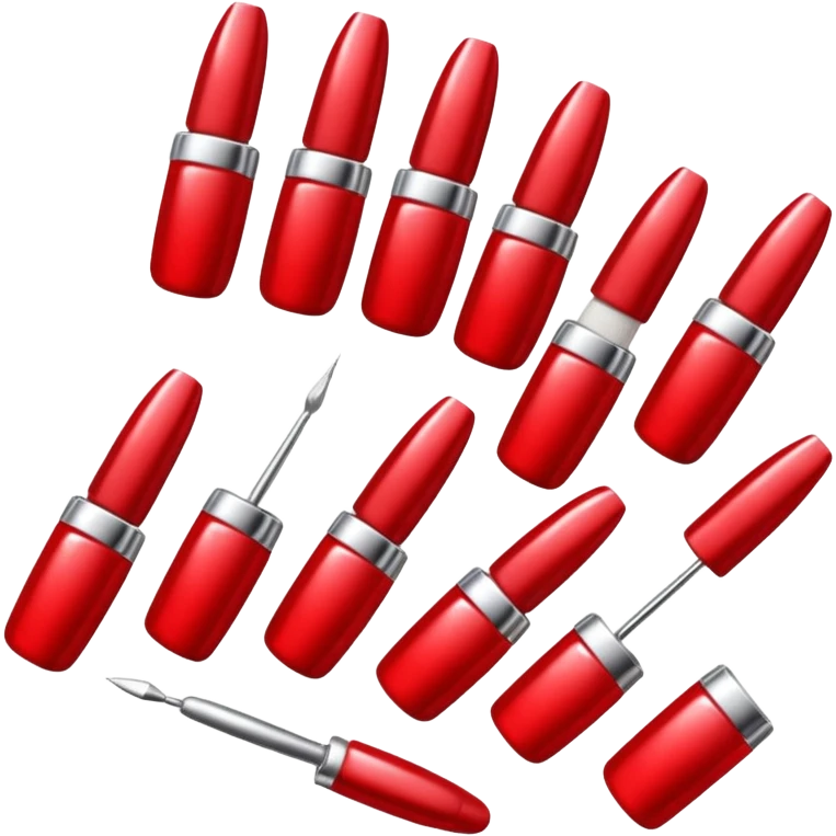 nail art equipment red emoji