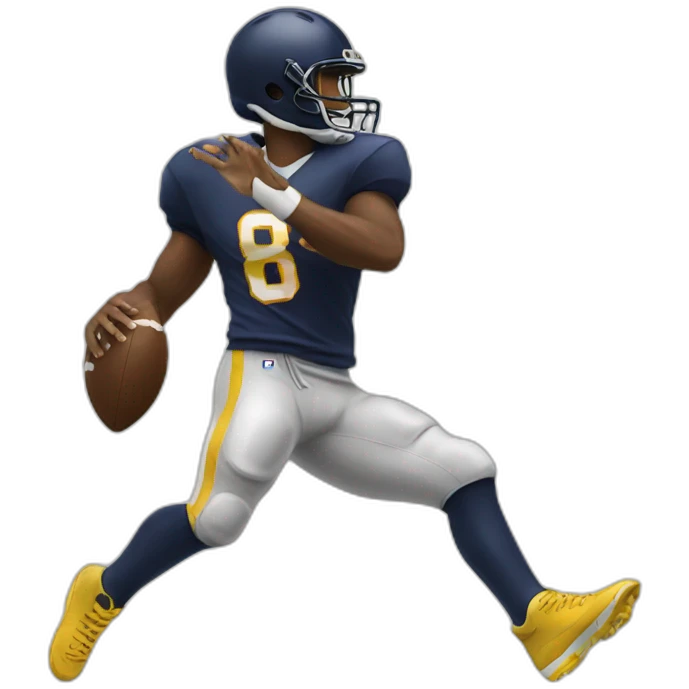 football player throwing ball emoji