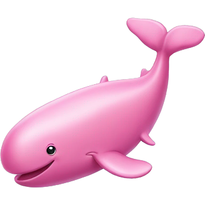 Pink whale emoji