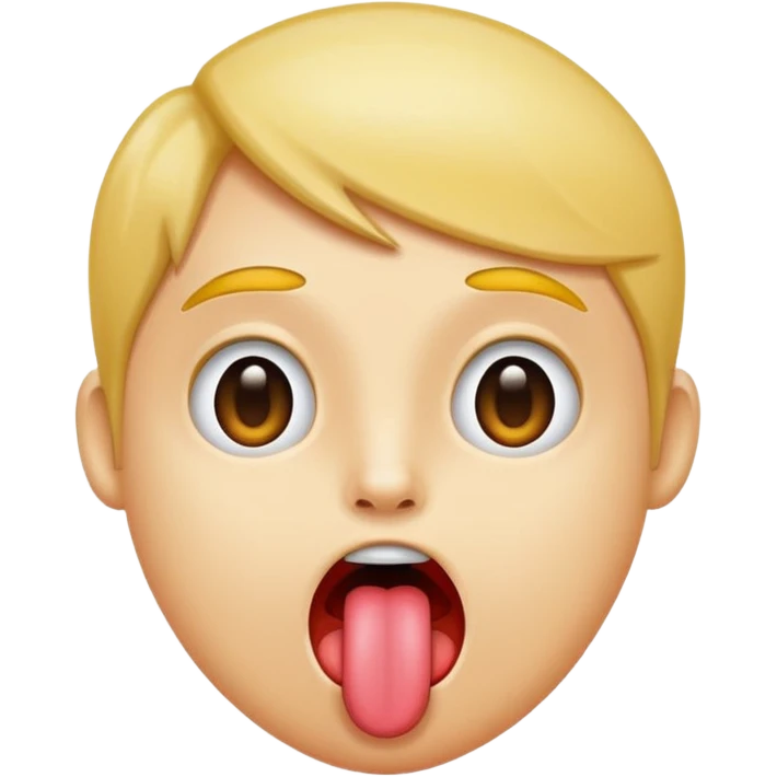 Mix these emojis: 😐😛￼ emoji