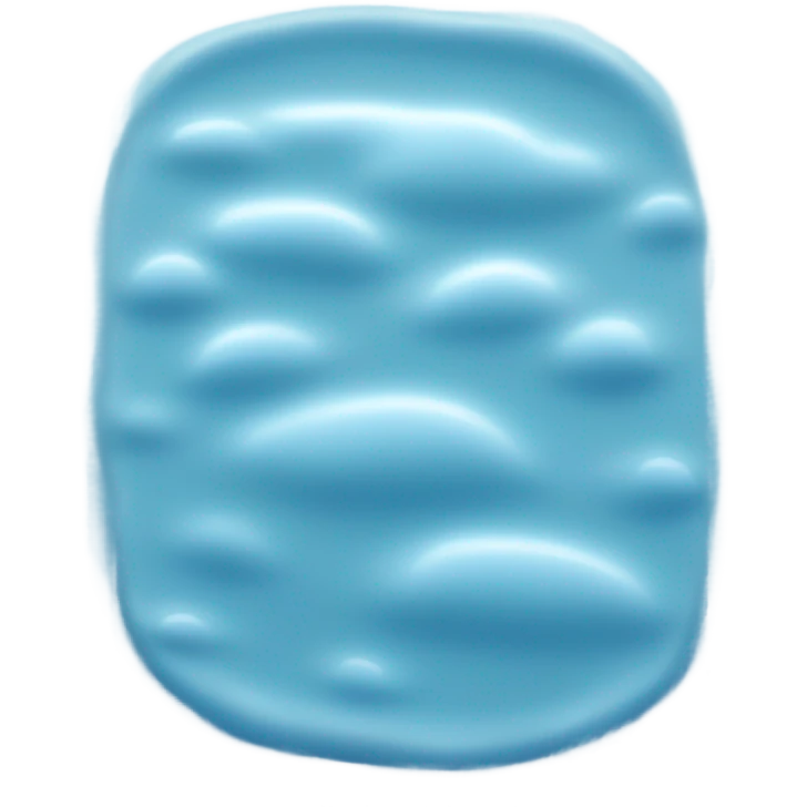 blue beautiful puddle emoji