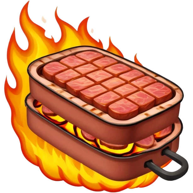 SPAM MEAT fire EMOJI emoji