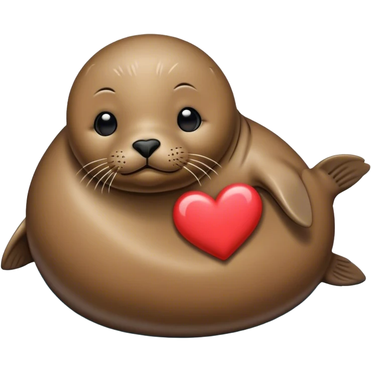 seal with heart emoji