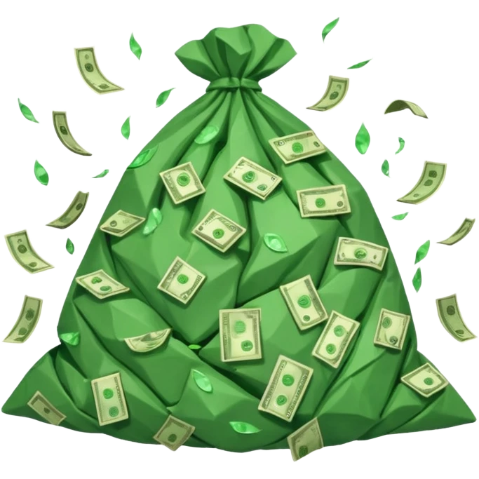 Crying money  emoji