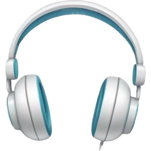 headphones with bow emoji