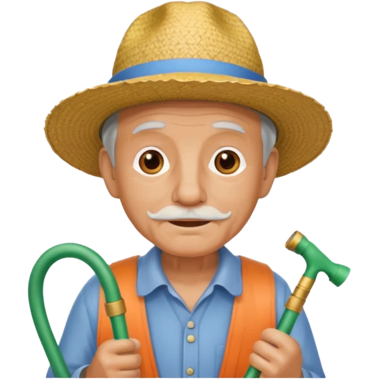 Hose , old man emoji