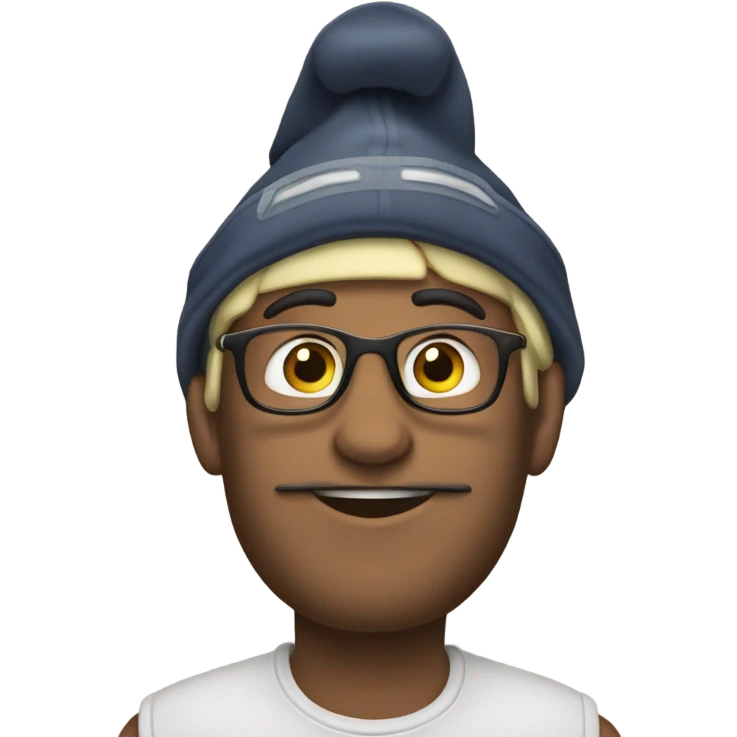 je dois avoir la peau noir avec un casquettes  emoji