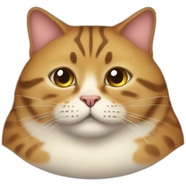 Fat cat emoji