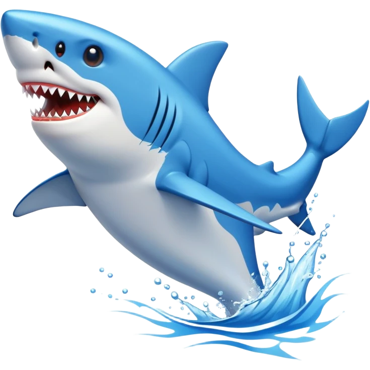 Tralalelo Tralala Shark with Blue Shoes emoji
