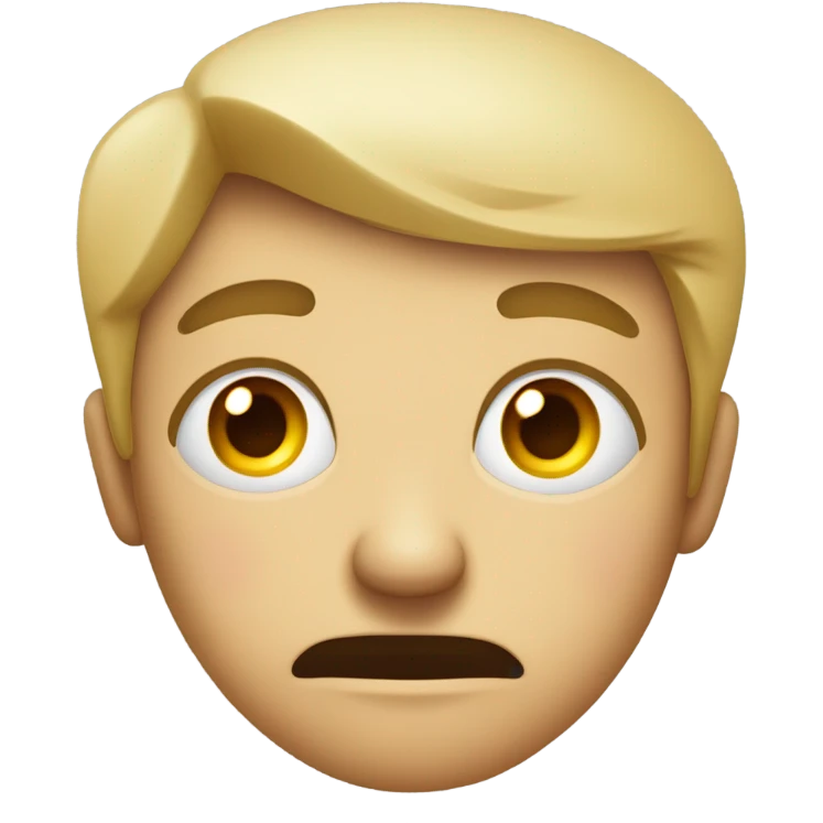 Side eye disgust face emoji