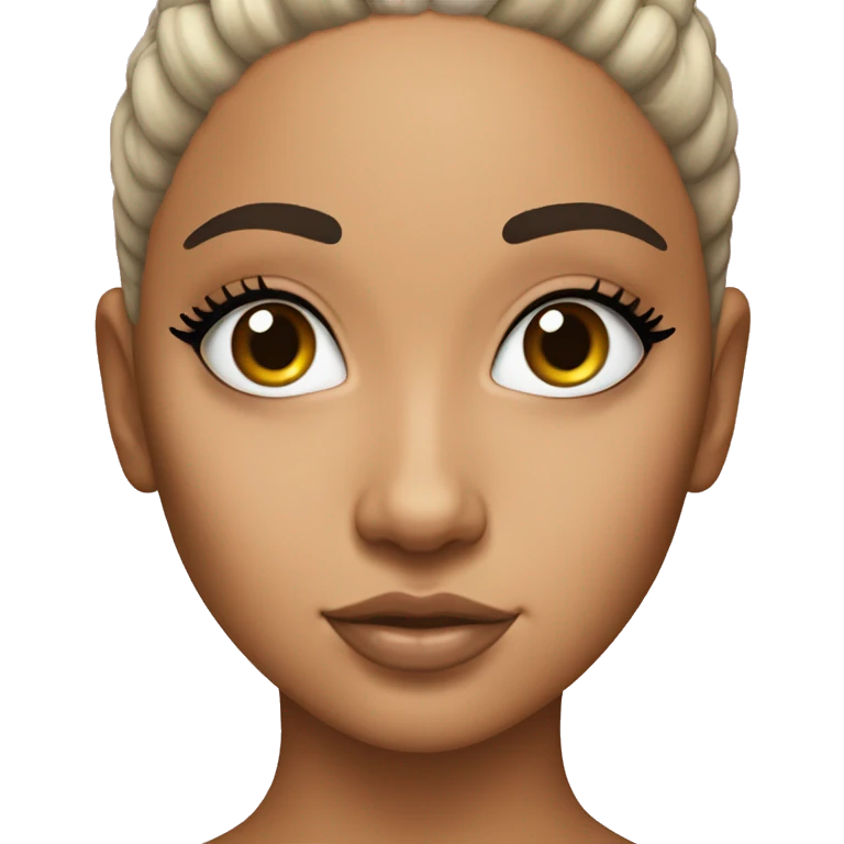 Ariana grande but if she had way to much sunburn  emoji